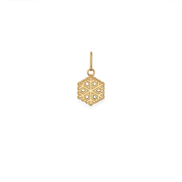 Alex And Ani Snowflake Necklace Charm, 14kt Gold Plated