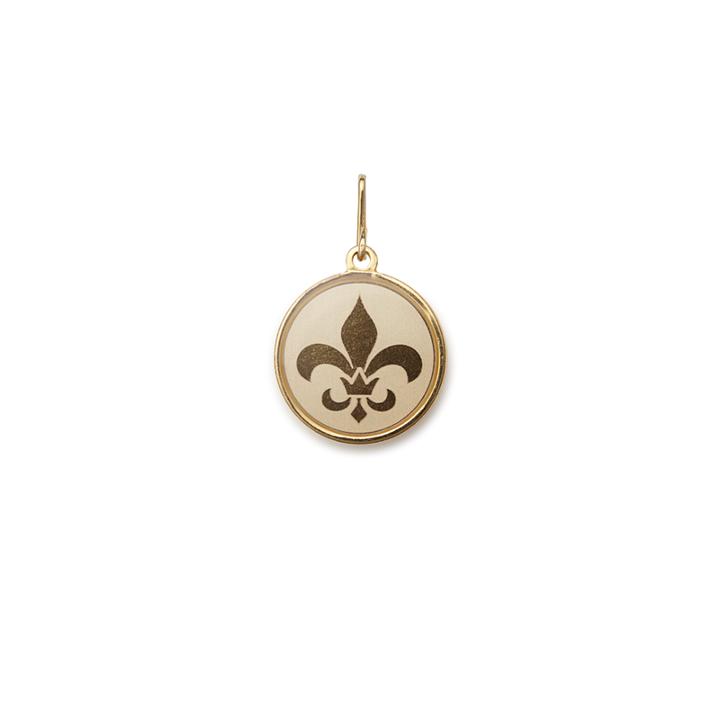 Alex And Ani Fleur De Lis Necklace Charm, 14kt Gold Plated