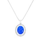 Alex And Ani Leo Celestial Wheel Expandable Necklace, Shiny Silver Finish