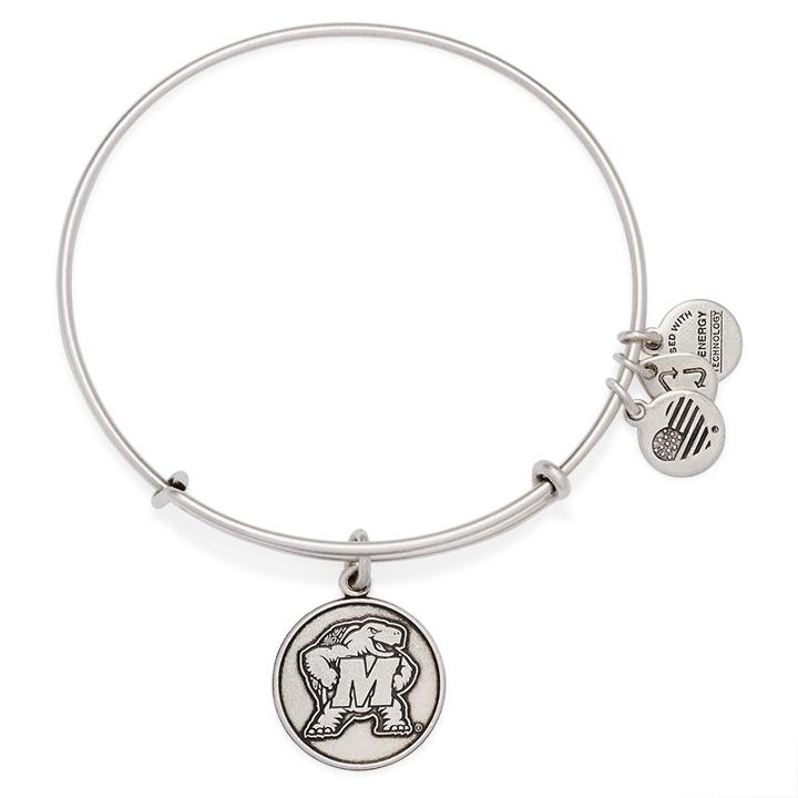Alex And Ani University Of Maryland Logo Charm Bangle