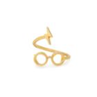 Alex And Ani Harry Potter  Glasses Ring Wrap, 14kt Gold Plated