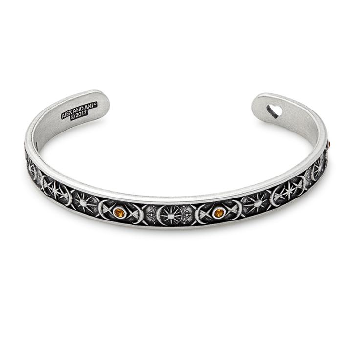 Alex And Ani Cosmic Balance Cuff, Rafaelian Silver Finish