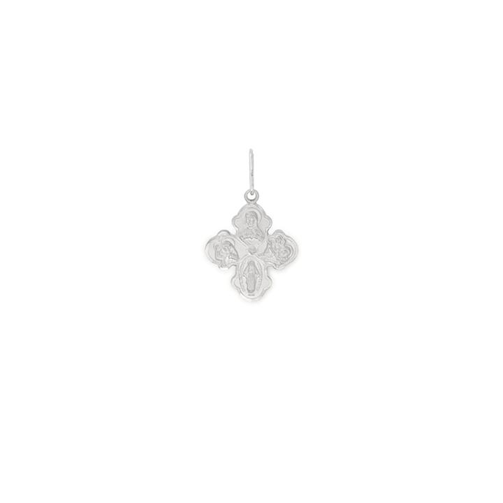 Alex And Ani Four Way Cross Necklace Charm, Small, Sterling Silver