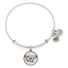 Alex And Ani Virginia Tech Logo Charm Bangle, Rafaelian Silver Finish