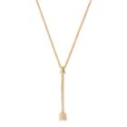 Alex And Ani Arrow Adjustable Necklace, 14kt Gold Plated