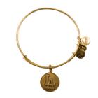 Alex And Ani Los Angeles Dodgers  Cap Logo Charm Bangle, Rafaelian Gold Finish
