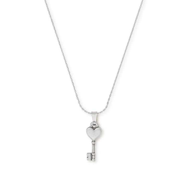 Alex And Ani Key To Love Expandable Necklace, Rafaelian Silver Finish