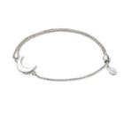 Alex And Ani Moon Pull Chain Bracelet, Sterling Silver