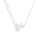 Alex And Ani Dove Pull Chain Necklace, Sterling Silver