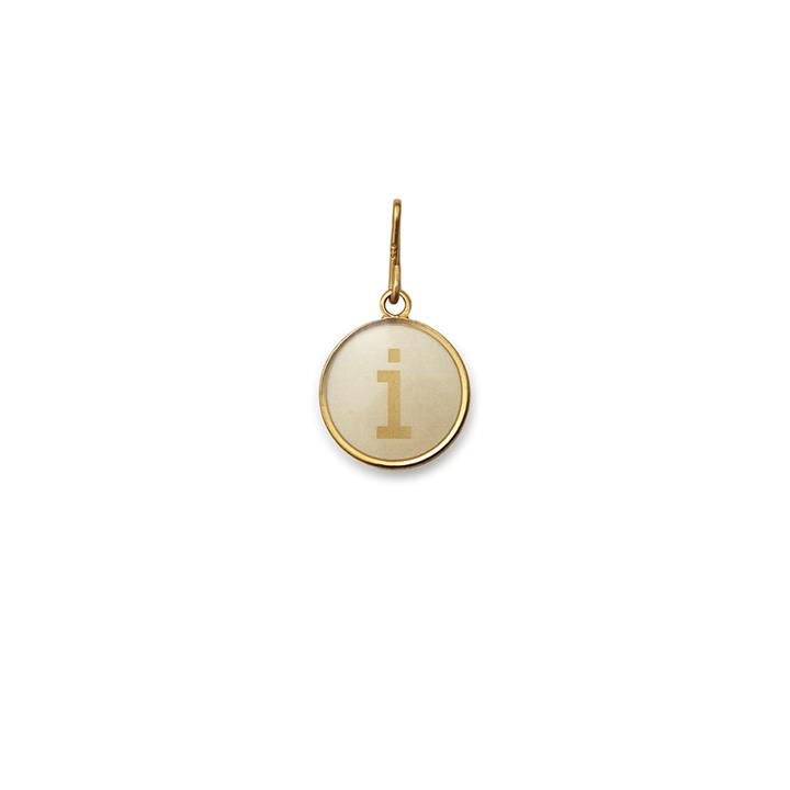 Alex And Ani Initial I Necklace Charm, 14kt Gold Plated
