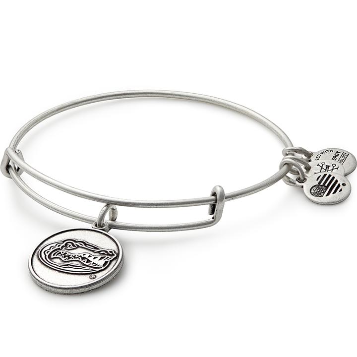 Alex And Ani University Of Florida® Mascot Charm Bangle, Rafaelian Silver Finish