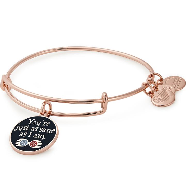 Alex And Ani Harry Potter  You're Just As Sane As I Am Charm Bangle, Mixed Metal