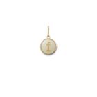 Alex And Ani Initial F Necklace Charm, 14kt Gold Plated