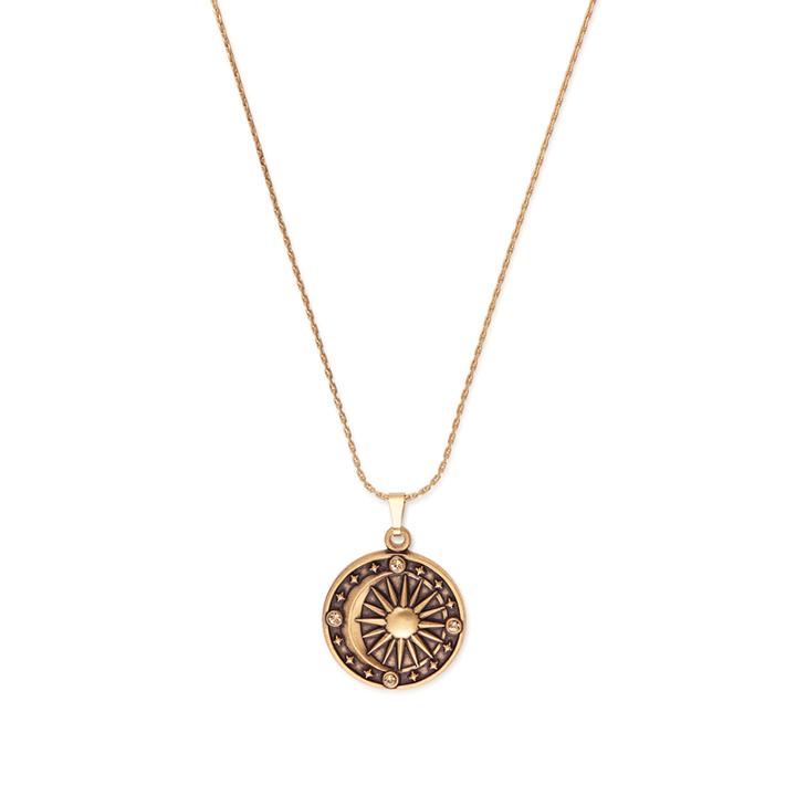 Alex And Ani Cosmic Balance Expandable Necklace, Rafaelian Gold Finish