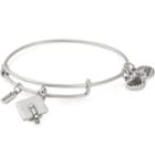 Alex And Ani 2018 Graduation Cap Charm Bangle, Rafaelian Silver Finish