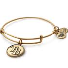 Alex And Ani Tampa Bay Rays  Cap Logo Charm Bangle, Rafaelian Gold Finish