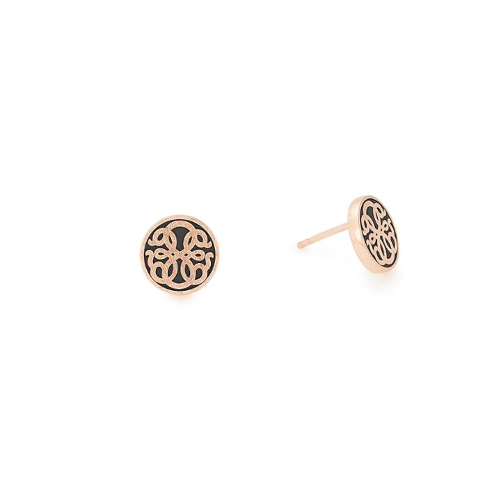 Alex And Ani Path Of Life Post Earrings, 14kt Rose Gold Plated Sterling Silver