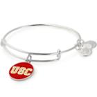 Alex And Ani University Of Southern California Logo Color Infusion Charm Bangle, Shiny Silver Finish