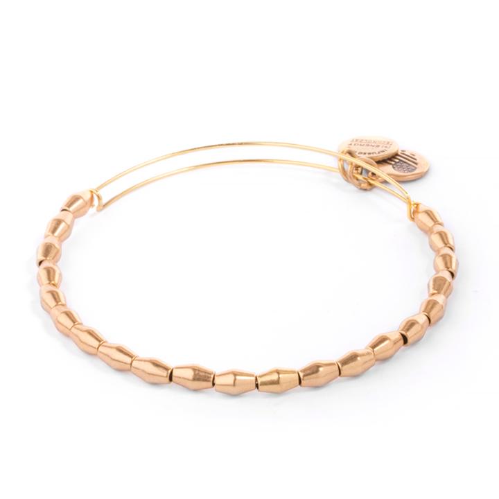 Alex And Ani Briar Beaded Bangle, Rafaelian Gold Finish