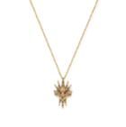 Alex And Ani Wonder Woman Spike Adjustable Necklace, 14kt Gold Plated