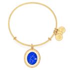 Alex And Ani Aquarius Celestial Wheel Charm Bangle, Shiny Gold Finish