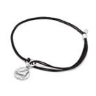 Alex And Ani Ice Skate Pull Cord Bracelet, Rafaelian Silver Finish