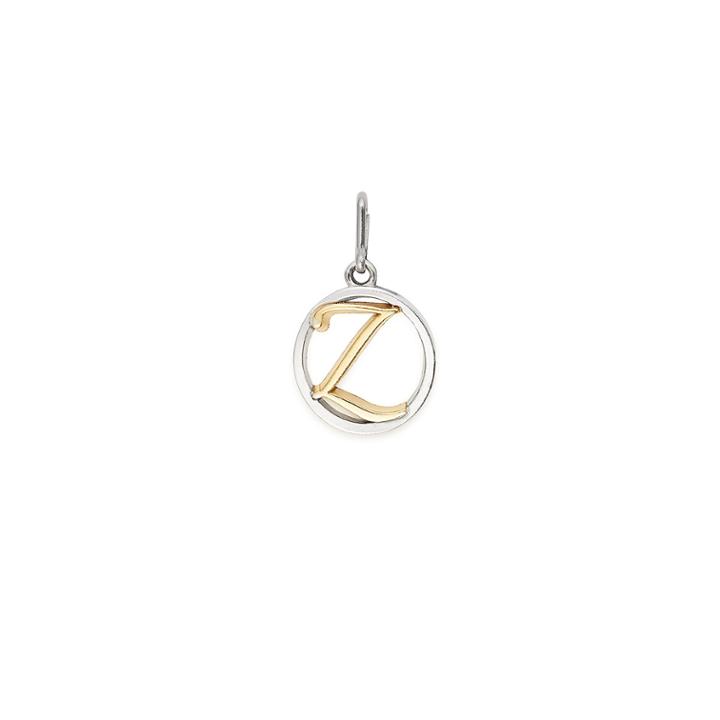 Alex And Ani Initial Z Two Tone Necklace Charm