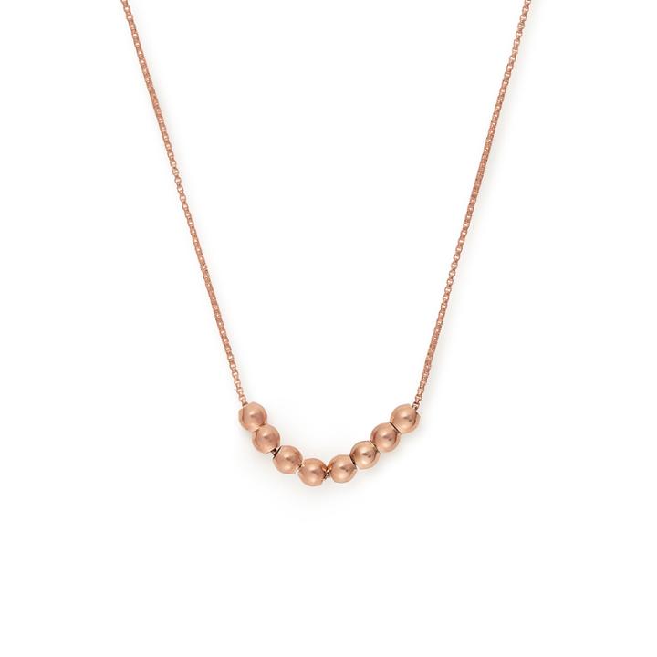 Alex And Ani 38  Expandable Chain Necklace 14kt Rose Gold Plated, 14kt Rose Gold Plated Sterling Silver