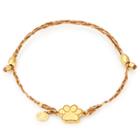 Alex And Ani Paw Print Precious Threads Bracelet, 14kt Gold Plated
