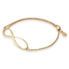 Alex And Ani Infinity Pull Chain Bracelet, 14kt Gold Plated