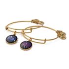 Alex And Ani Big And Little Dipper Set Of Two Charm Bangles Big Brothers Big Sisters Of America, Rafaelian Gold Finish