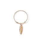 Alex And Ani Feather Expandable Wire Ring