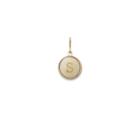 Alex And Ani Initial S Necklace Charm, 14kt Gold Plated