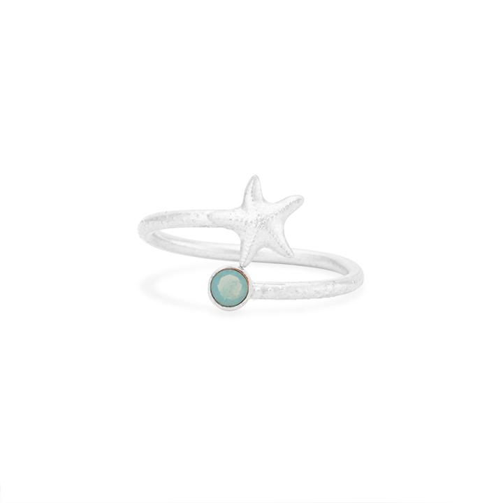 Alex And Ani Starfish Ring Wrap, Sterling Silver