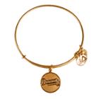Alex And Ani Atlanta Braves  Primary Logo Charm Bangle, Rafaelian Gold Finish