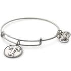 Alex And Ani Texas Rangers  Cap Logo Charm Bangle, Rafaelian Silver Finish
