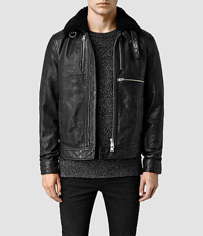 Allsaints Benson Leather Jacket