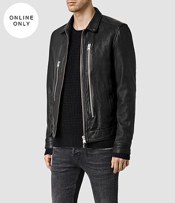 Allsaints Palmer Leather Biker Jacket