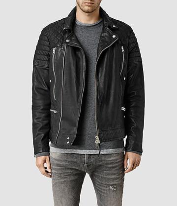 Allsaints Powel Leather Biker Jacket