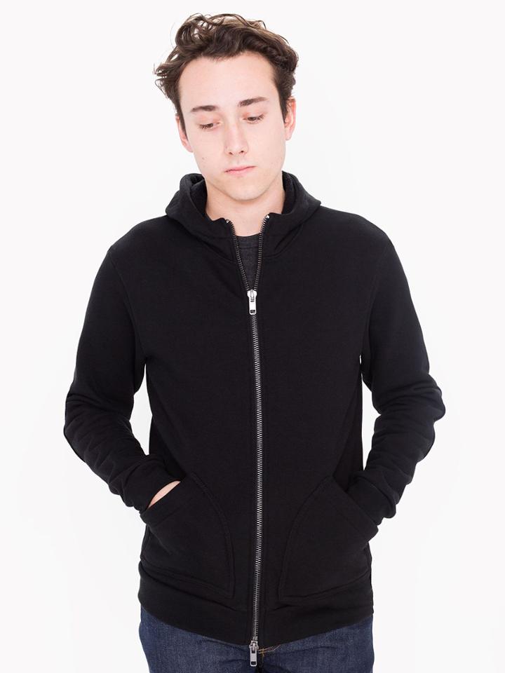 American Apparel Hvt High Zip Hoodie