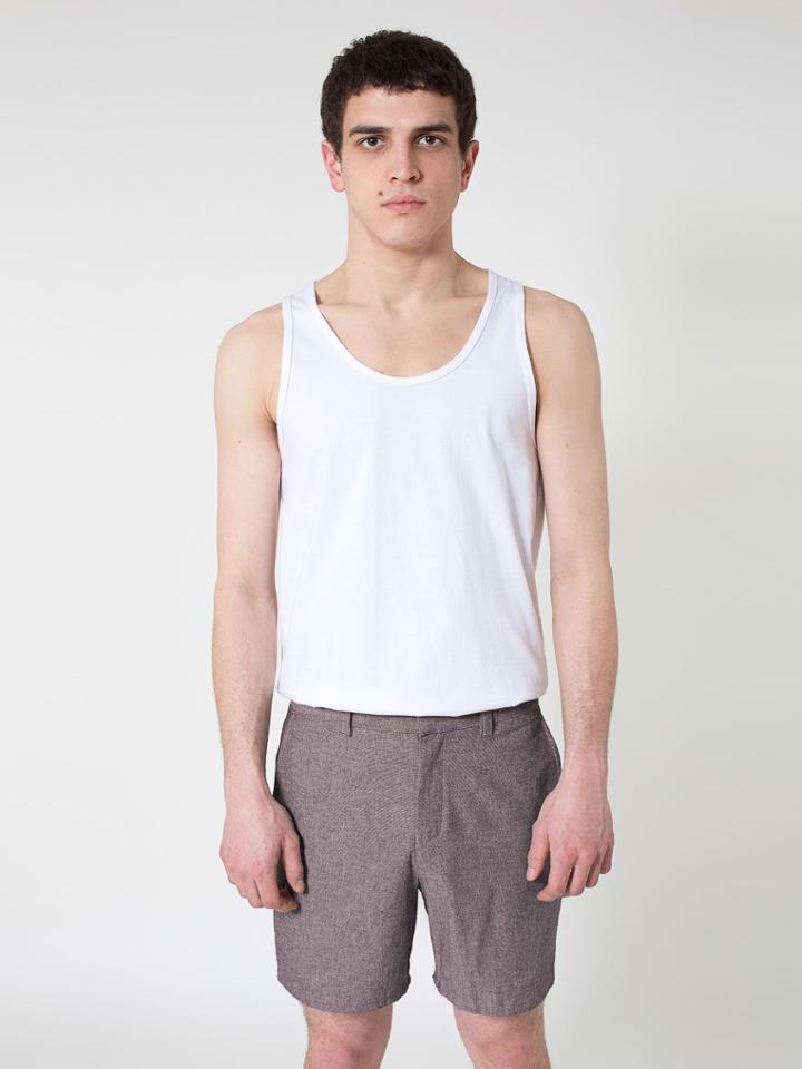 American Apparel Chambray Welt Pocket Short