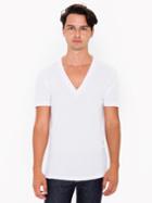 American Apparel Sheer Jersey Deep V-neck T-shirt