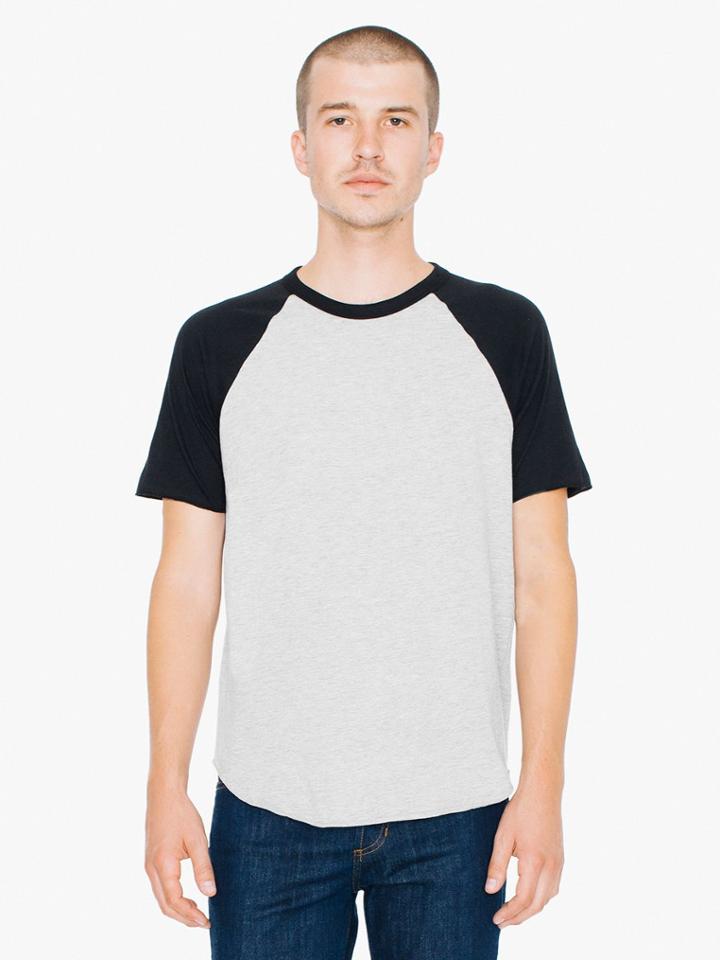 American Apparel 50/50 Raglan T-shirt