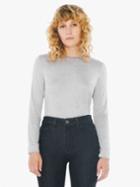 American Apparel Compact Jersey Mid-length Long Sleeve Top