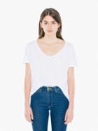 American Apparel 50/1 Cotton V-neck T-shirt