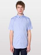 American Apparel Pinpoint Oxford Short Sleeve Button-down With Pocket
