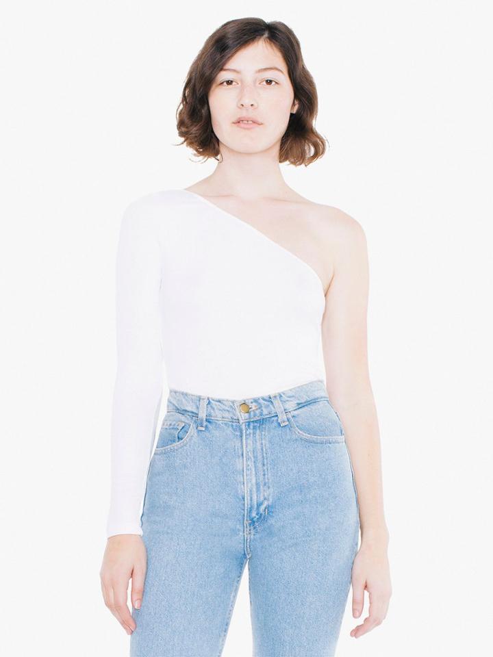 American Apparel 2x2 Rib Luna Top