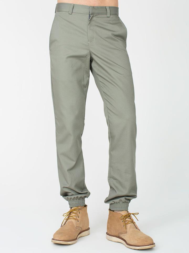 American Apparel Welt Pocket Pant With Elastic Cuff