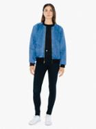 American Apparel Denim Bomber Jacket