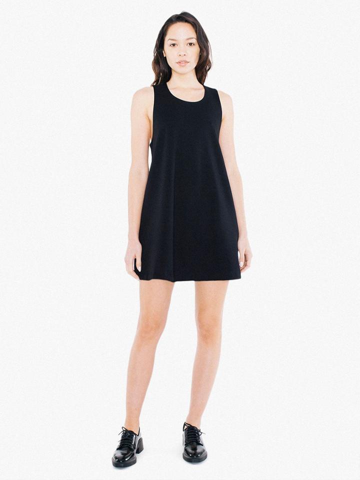American Apparel Ponte A-line Racerback Mini Dress